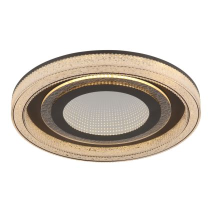 Globo - Dimmbare LED-Deckenleuchte LED/48W/230V 2700-6000K d 48 cm anthrazit + Fernbedienung