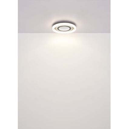 Globo - Dimmbare LED-Deckenleuchte LED/48W/230V 2700-6000K d 48 cm anthrazit + Fernbedienung