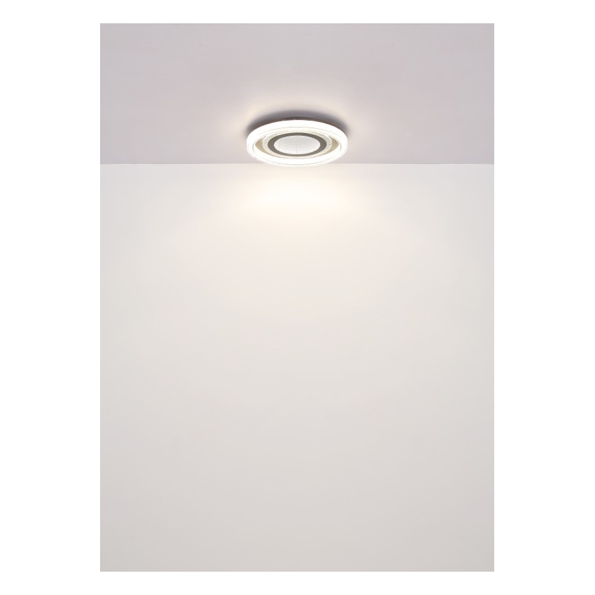 Globo - Dimmbare LED-Deckenleuchte LED/48W/230V 2700-6000K d 48 cm anthrazit + Fernbedienung
