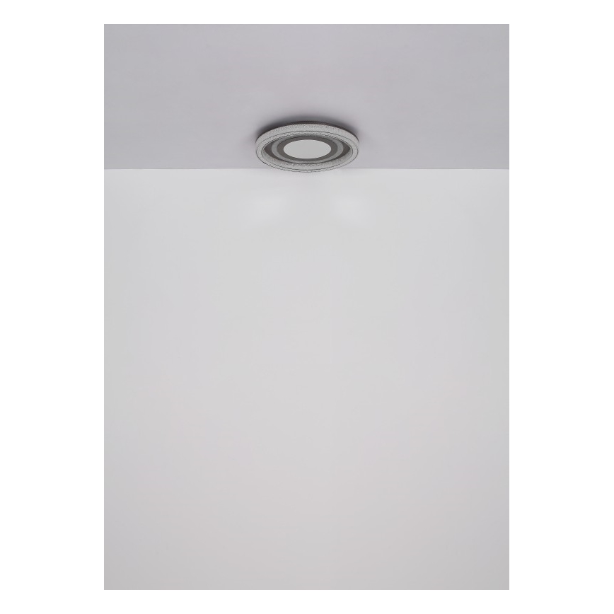 Globo - Dimmbare LED-Deckenleuchte LED/48W/230V 2700-6000K d 48 cm anthrazit + Fernbedienung