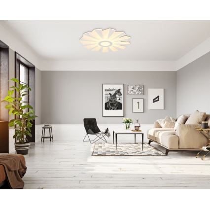 Globo - Dimmbare LED-Deckenleuchte LED/58W/230V 2700-6000K d 50 cm weiß + Fernbedienung