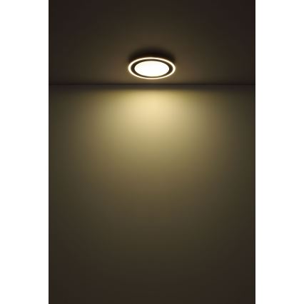 Globo - LED-Deckenleuchte LED/24W/230V 4000K d 34 cm schwarz