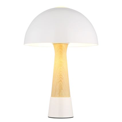 Globo - Tischlampe 1xE27ILLU/40W/230V weiß