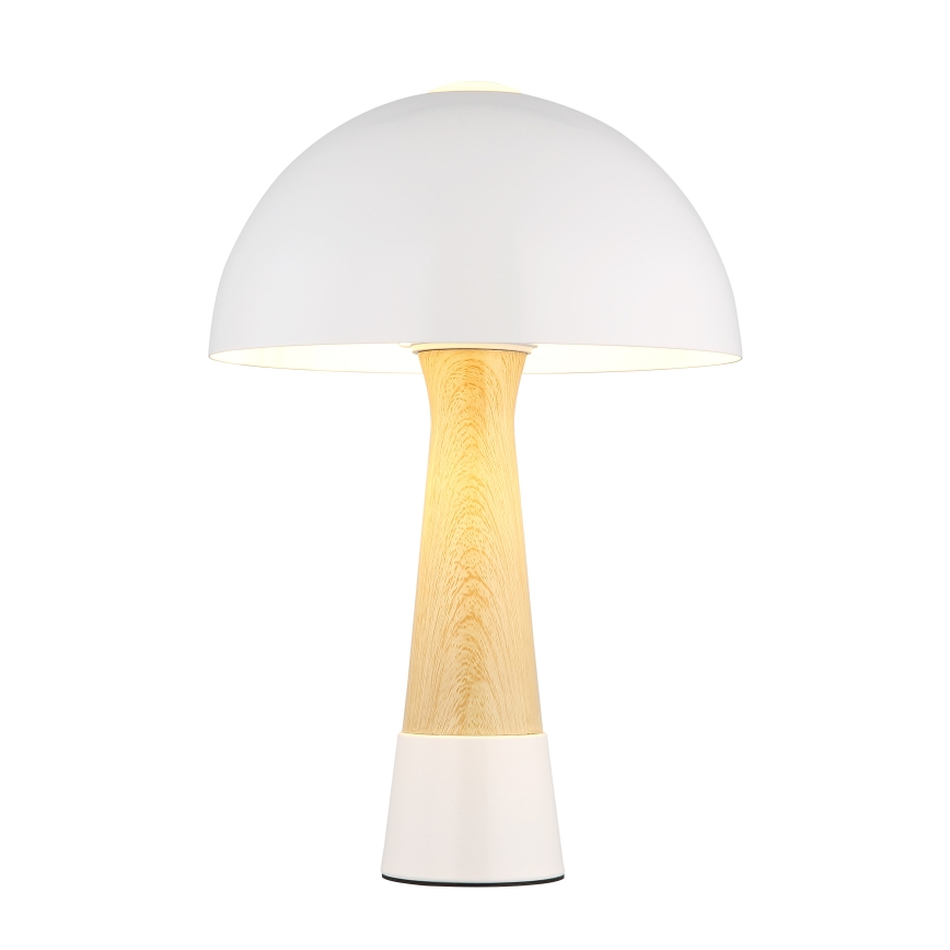 Globo - Tischlampe 1xE27ILLU/40W/230V weiß