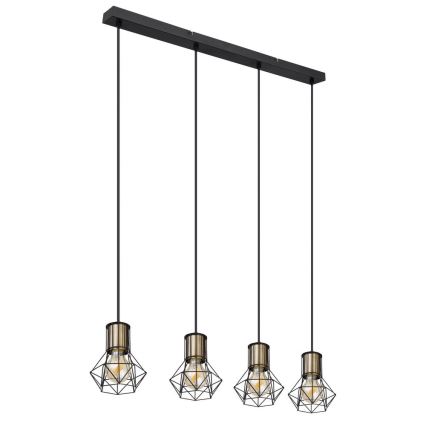 Globo - Hängeleuchte an Kabel 4xE27/40W/230V