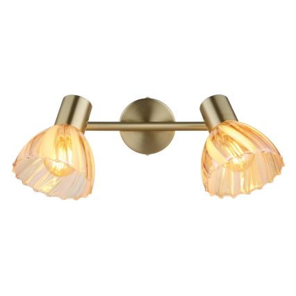 Globo - Strahler 2xE14/40W/230V golden