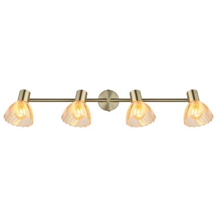 Globo - Strahler 4xE14/40W/230V golden