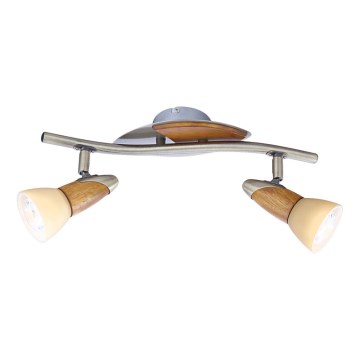 GLOBO 5443-2 - Scheinwerferlampe LORD III 2xE14/50W/230V