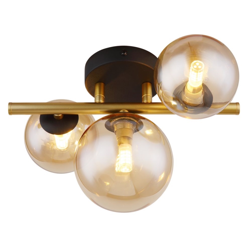 Globo - LED Deckenleuchte RIHA 3xG9/3,5W/230V Messing
