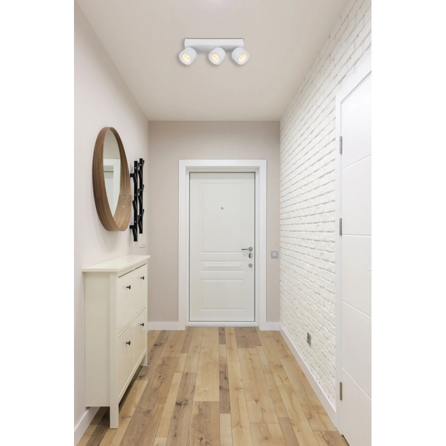 Globo - LED-Strahler 3xLED/6W/230V weiß