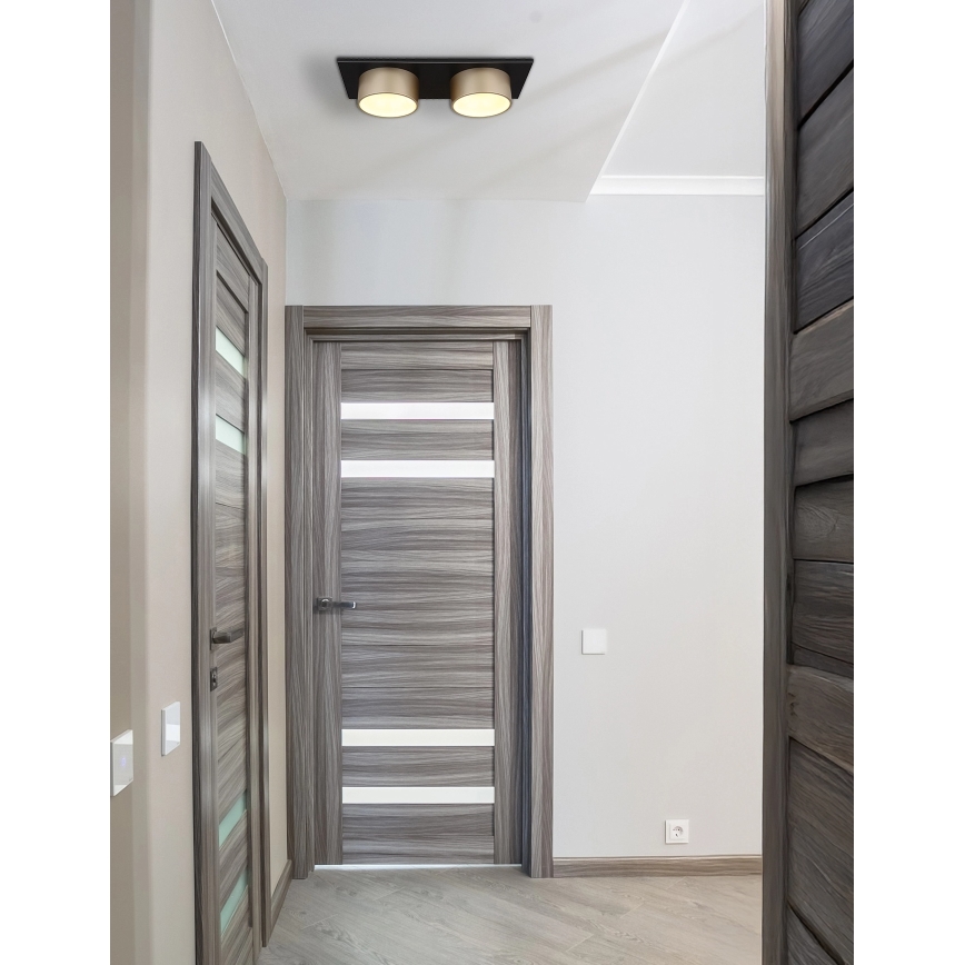 Globo - LED Deckenleuchte LED/24W/230V 3000K 46x20 cm beige