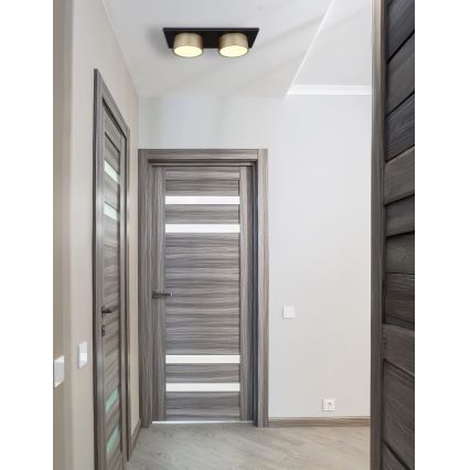 Globo - LED Deckenleuchte LED/24W/230V 3000K 46x20 cm Messing