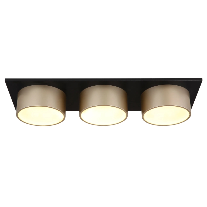 Globo - LED-Deckenleuchte LED/24W/230V 3000K 58x20 cm beige