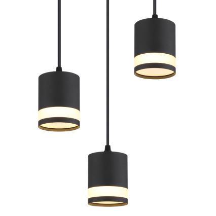 Globo - LED-Hängeleuchte 3xGX53/7W/230V 3000K schwarz