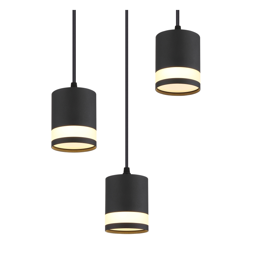 Globo - LED-Hängeleuchte 3xGX53/7W/230V 3000K schwarz