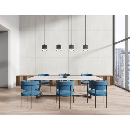 Globo - LED-Hängeleuchte 4xGX53/7W/230V 3000K schwarz