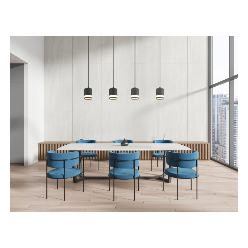 Globo - LED-Hängeleuchte 4xGX53/7W/230V 3000K schwarz