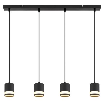 Globo - LED-Hängeleuchte 4xGX53/7W/230V 3000K schwarz
