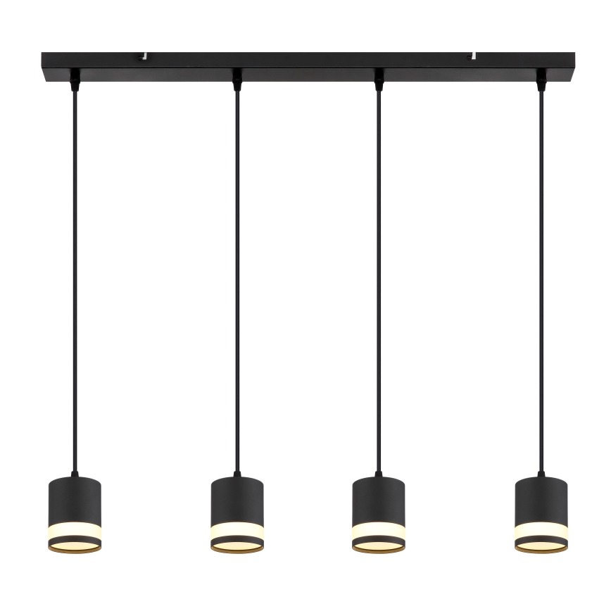 Globo - LED-Hängeleuchte 4xGX53/7W/230V 3000K schwarz