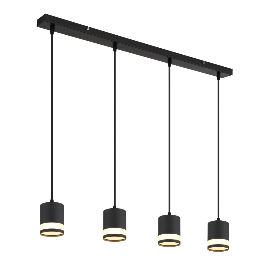 Globo - LED-Hängeleuchte 4xGX53/7W/230V 3000K schwarz