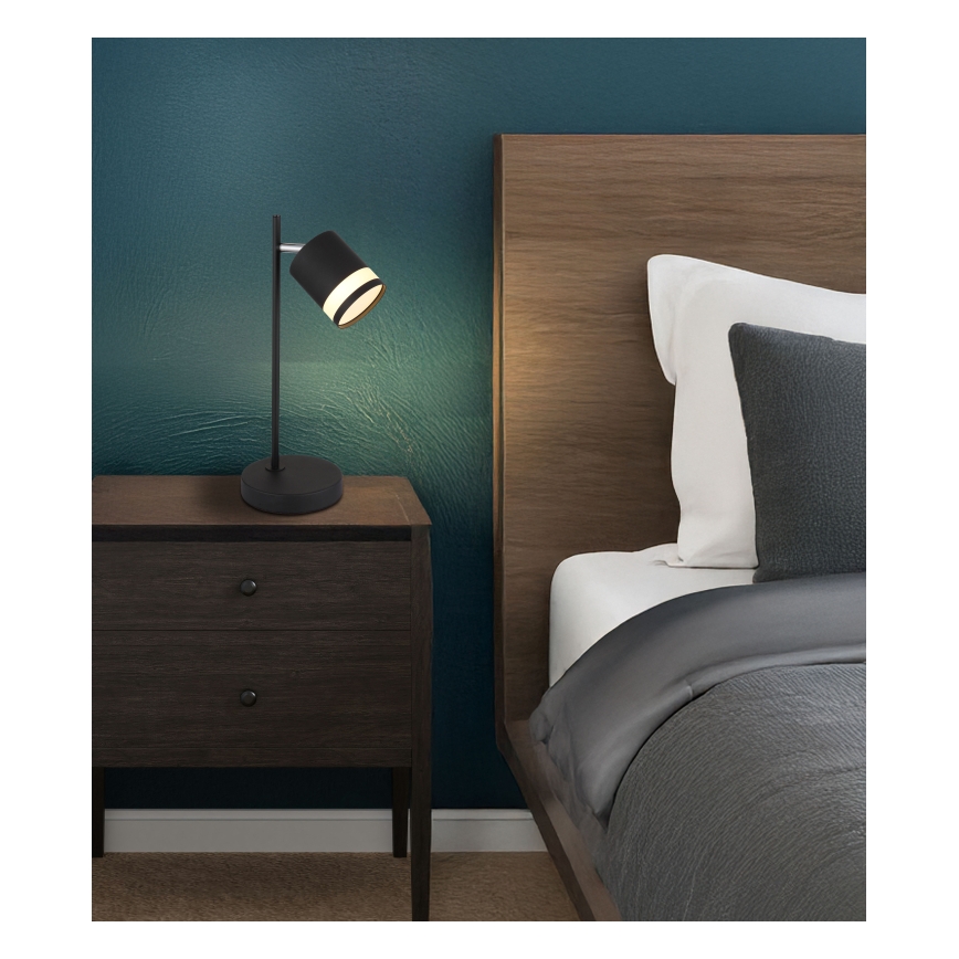 Globo - LED-Tischleuchte 1xGX53/7W/230V 3000K schwarz