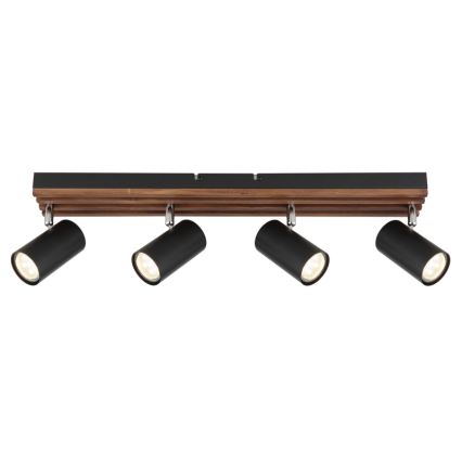 Globo - Strahler 4xGU10/25W/230V schwarz
