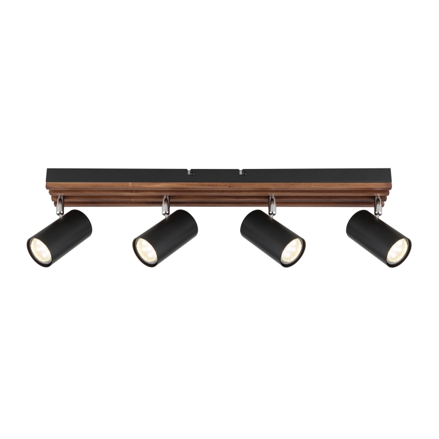 Globo - Strahler 4xGU10/25W/230V schwarz