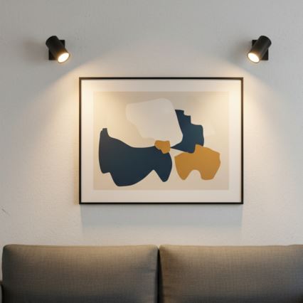 Globo - Wandleuchte Spot 1xGU10/25W/230V schwarz