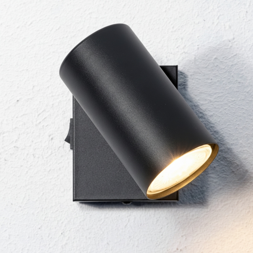 Globo - Wandleuchte Spot 1xGU10/25W/230V schwarz