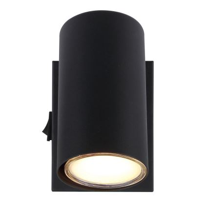 Globo - Wandleuchte Spot 1xGU10/25W/230V schwarz