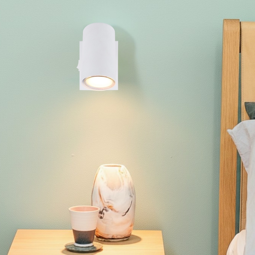 Globo - Wandleuchte Spot 1xGU10/25W/230V Weiß