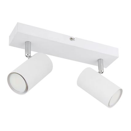 Globo - Einbauleuchte 2xGU10/35W/230V Weiß