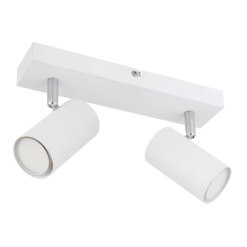 Globo - Einbauleuchte 2xGU10/35W/230V Weiß