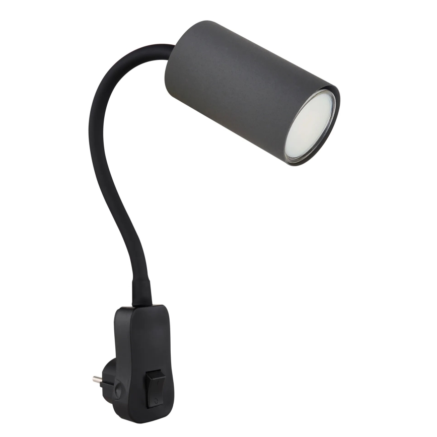 Globo - Steckdosen-Wandspotleuchte1xGU10/35W/230V schwarz
