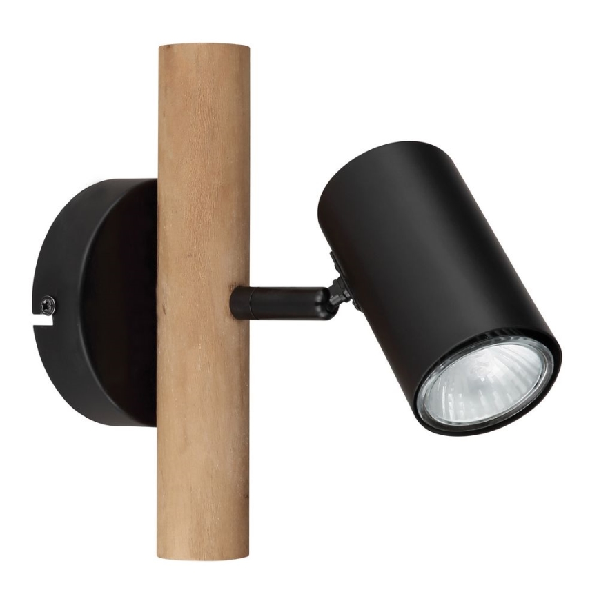 Globo - Wandleuchte Spot 1xGU10/5W/230V Holz/Metall
