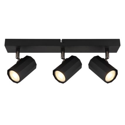 Globo - Strahler 3xGU10/25W/230V schwarz
