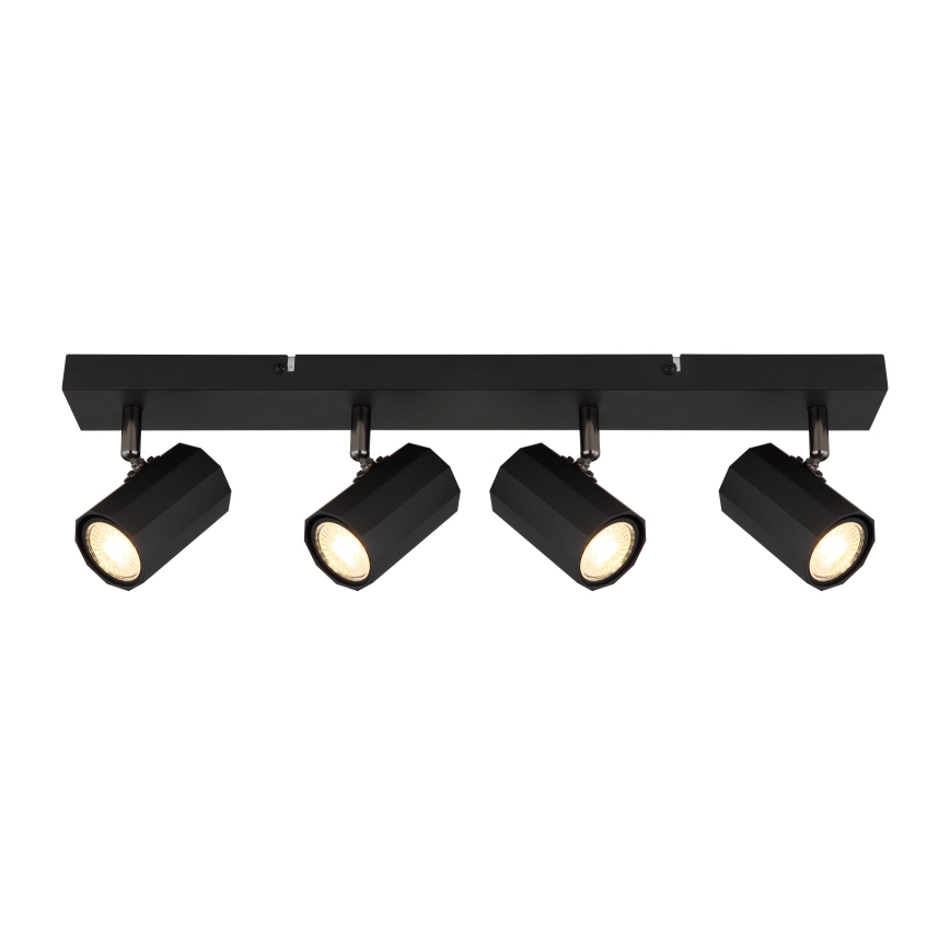 Globo - Strahler 4xGU10/25W/230V schwarz