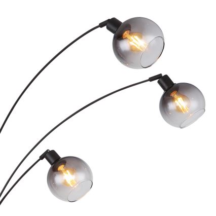 Globo - Stehleuchte 5xE27/40W/230V rauchig