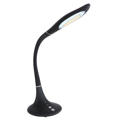 Globo - LED dimmbare, berührungsaktivierte flexible Tischlampe LED/9W/230V 3000/4500/6500K schwarz