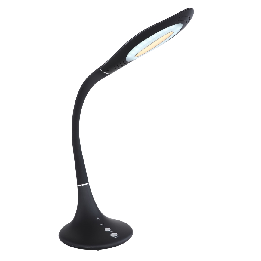 Globo - LED dimmbare, berührungsaktivierte flexible Tischlampe LED/9W/230V 3000/4500/6500K schwarz