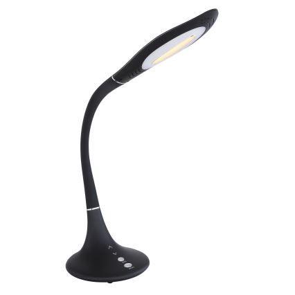 Globo - LED dimmbare, berührungsaktivierte flexible Tischlampe LED/9W/230V 3000/4500/6500K schwarz
