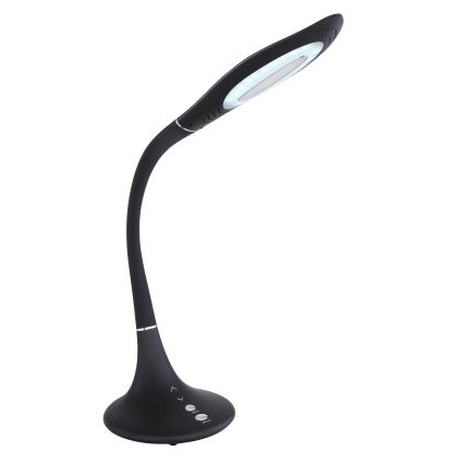 Globo - LED dimmbare, berührungsaktivierte flexible Tischlampe LED/9W/230V 3000/4500/6500K schwarz