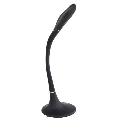Globo - LED dimmbare, berührungsaktivierte flexible Tischlampe LED/9W/230V 3000/4500/6500K schwarz