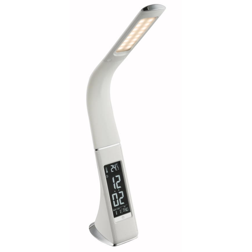 Globo - LED dimmbare Touch-Tischlampe mit Display LED/6,5W/230V 3000/4500/5800K weiß