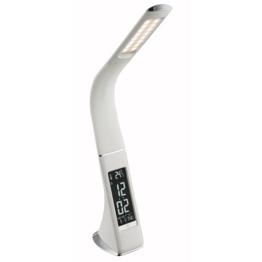 Globo - LED dimmbare Touch-Tischlampe mit Display LED/6,5W/230V 3000/4500/5800K weiß