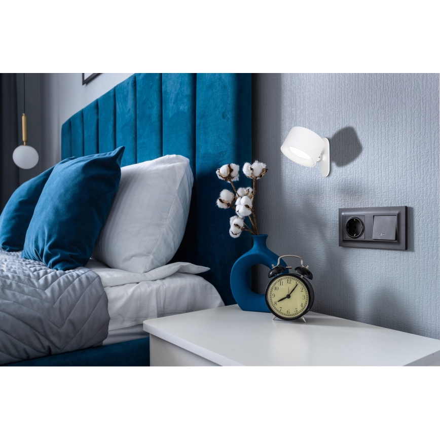 Globo - Dimmbare LED-Tischleuchte mit Touch-Funktion 4in1 LED/4W/5V 3000/4000/5000K 1200 mAh weiß
