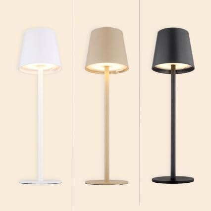 Globo - Dimmbare LED-Outdoor-Leuchte mit Touch-Funktion LED/3W/3,7V IP44 1800 mAh USB beige