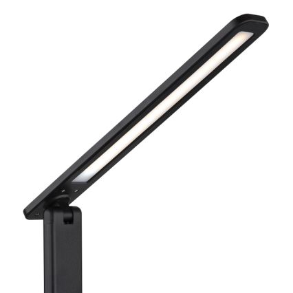 Globo - Dimmbare, aufladbare LED-Touch-Tischleuchte LED/5W/5V 2700/4000/6500K 1800 mAh schwarz