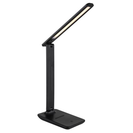 Globo - Dimmbare, aufladbare LED-Touch-Tischleuchte LED/5W/5V 2700/4000/6500K 1800 mAh schwarz