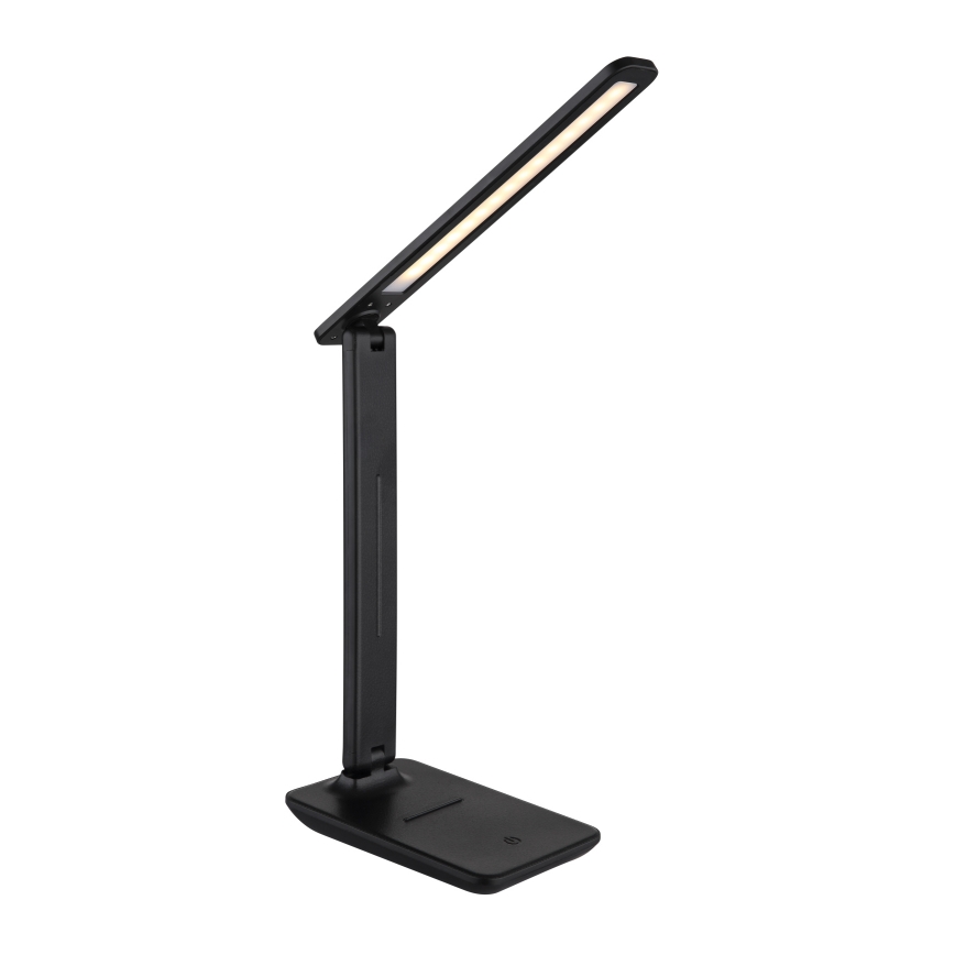 Globo - Dimmbare, aufladbare LED-Touch-Tischleuchte LED/5W/5V 2700/4000/6500K 1800 mAh schwarz